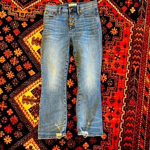 Madewell Cali bootcut cropped jeans